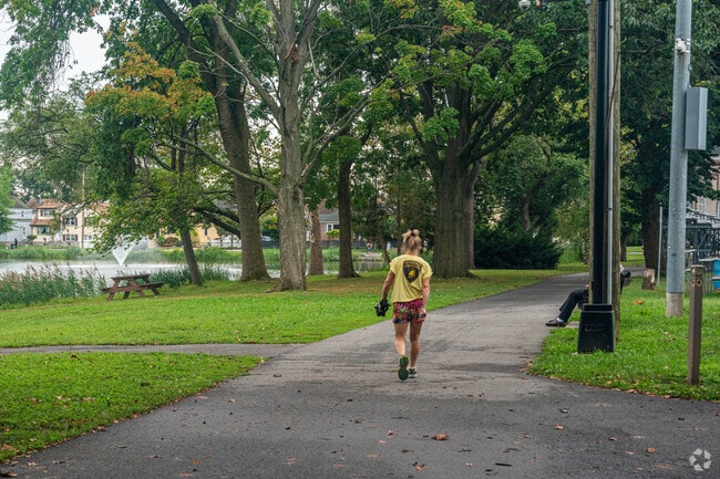 Take a stroll along one of the many walking paths in the parks of Moonachie.