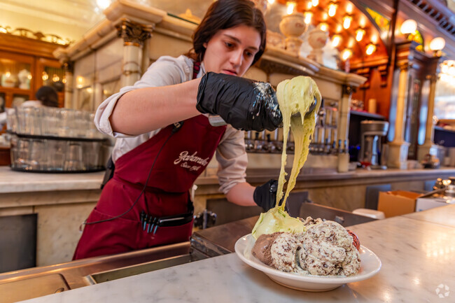 Zaharakos Ice Cream Parlor and Museum has served the community since the 1900.