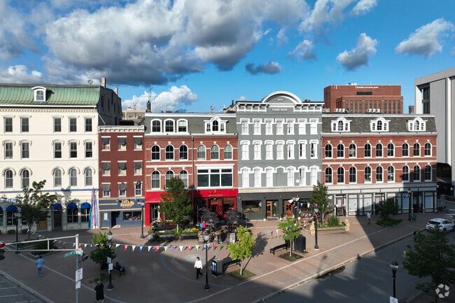 Downtown Bangor offers a mix of multi-family housing and storefront retail and office space.