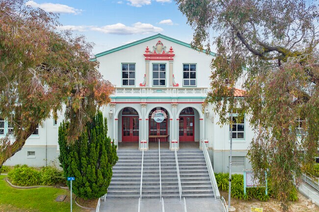 Robert Down School in Pacific Grove, California is just block from the ocean.