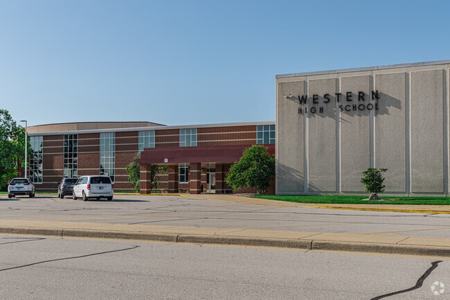 Western High School, in nearby Russiaville, is where VInton Woods teens go to school.