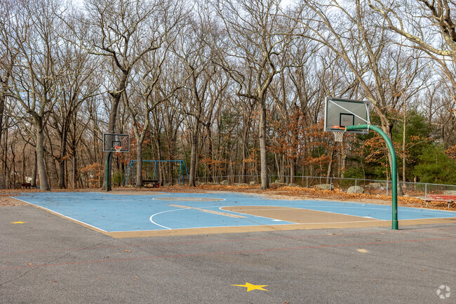 Shoots some hoops at Highlands in Braintree.