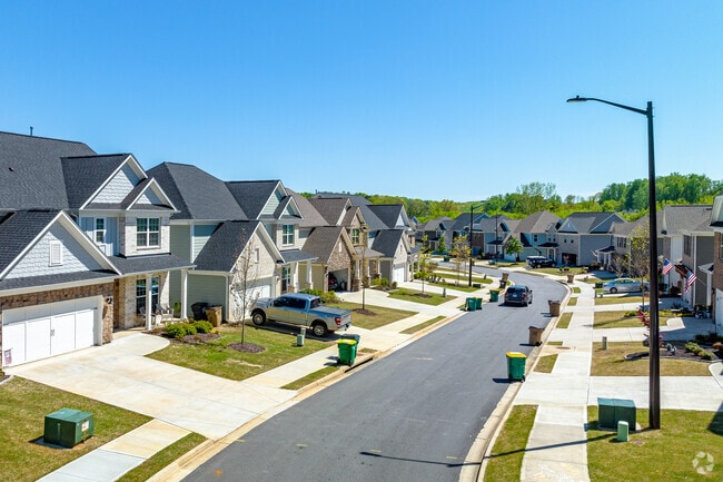 New houses were recently constructed in Waleska.