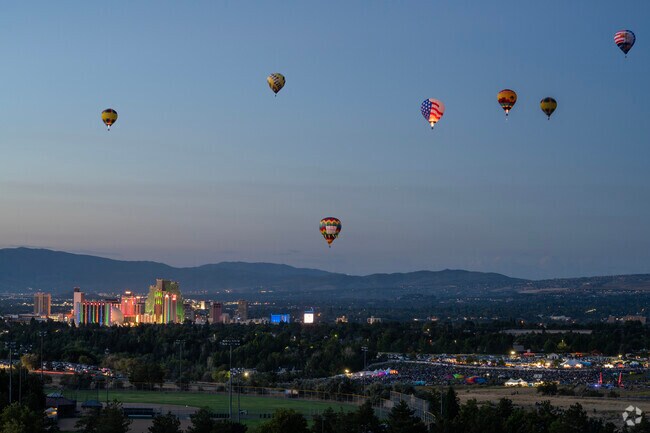 The Great Reno Balloon Race is a popular annual event for residents of Cold Springs to enjoy.