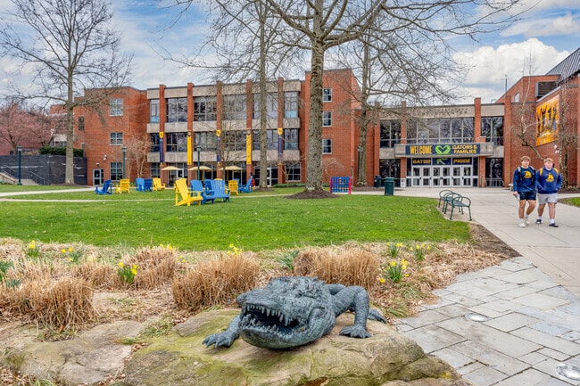 The historic Allegheny College, a private liberal arts college in Meadville, offers a variety of majors.