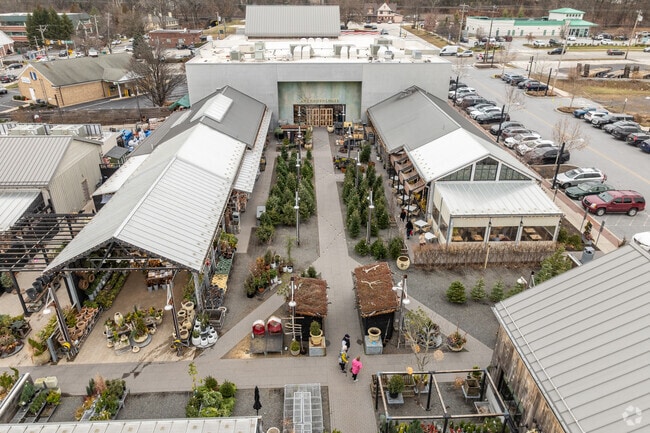 Visitors to Devon Yards enjoy a walk through Terrain’s expansive garden center.