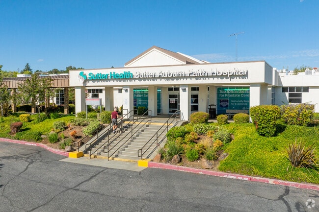 Sutter Auburn Faith Hospital is about 10 miles from Auburn Lake Trails.