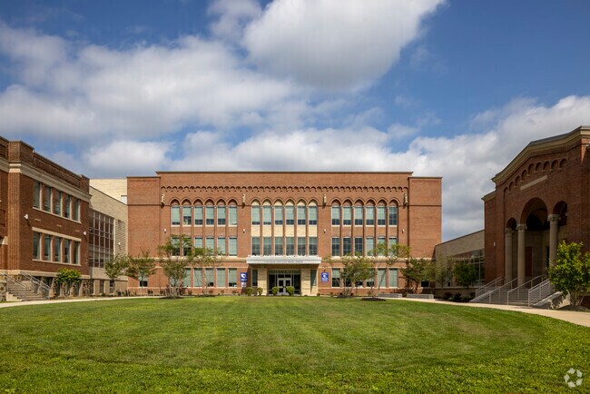 Pimlico Elementary School building in Cylburn.
