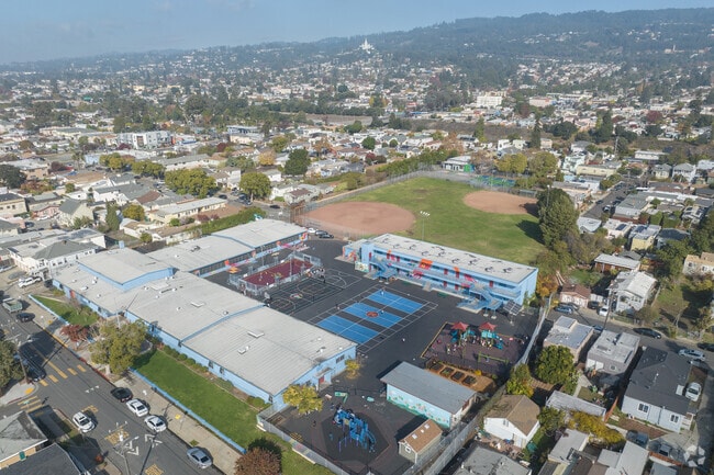 There is a great play area at Allendale Elementary School in Oakland.