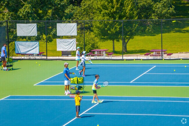 There are tennis academies and lessons inside Washington Park.