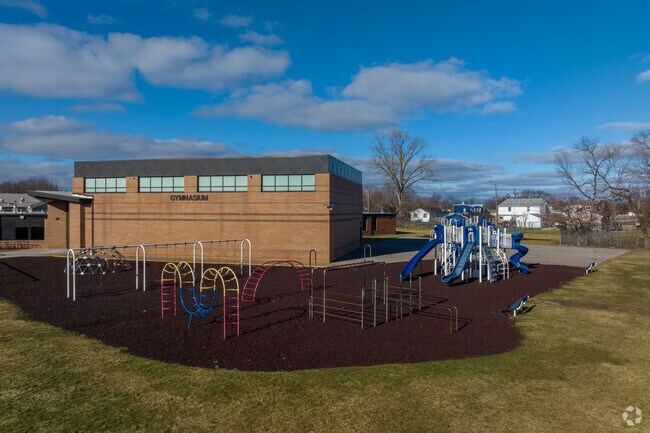Dort Elementary School play area.