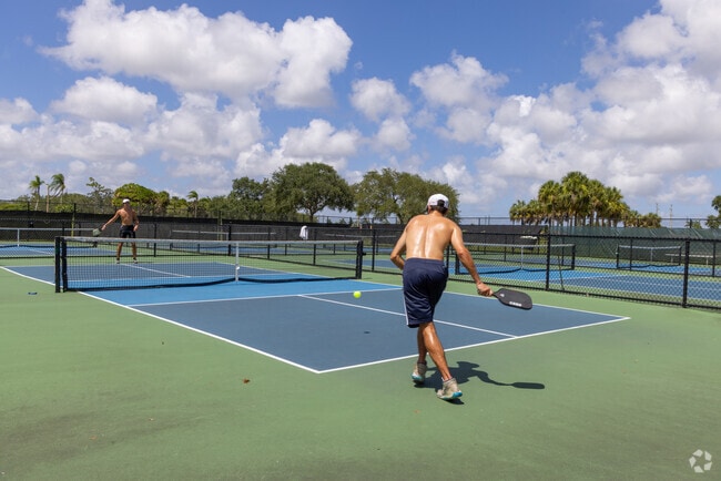Boca Grove pickle ball players love the courts at Burt Aaronson South County Regional Park