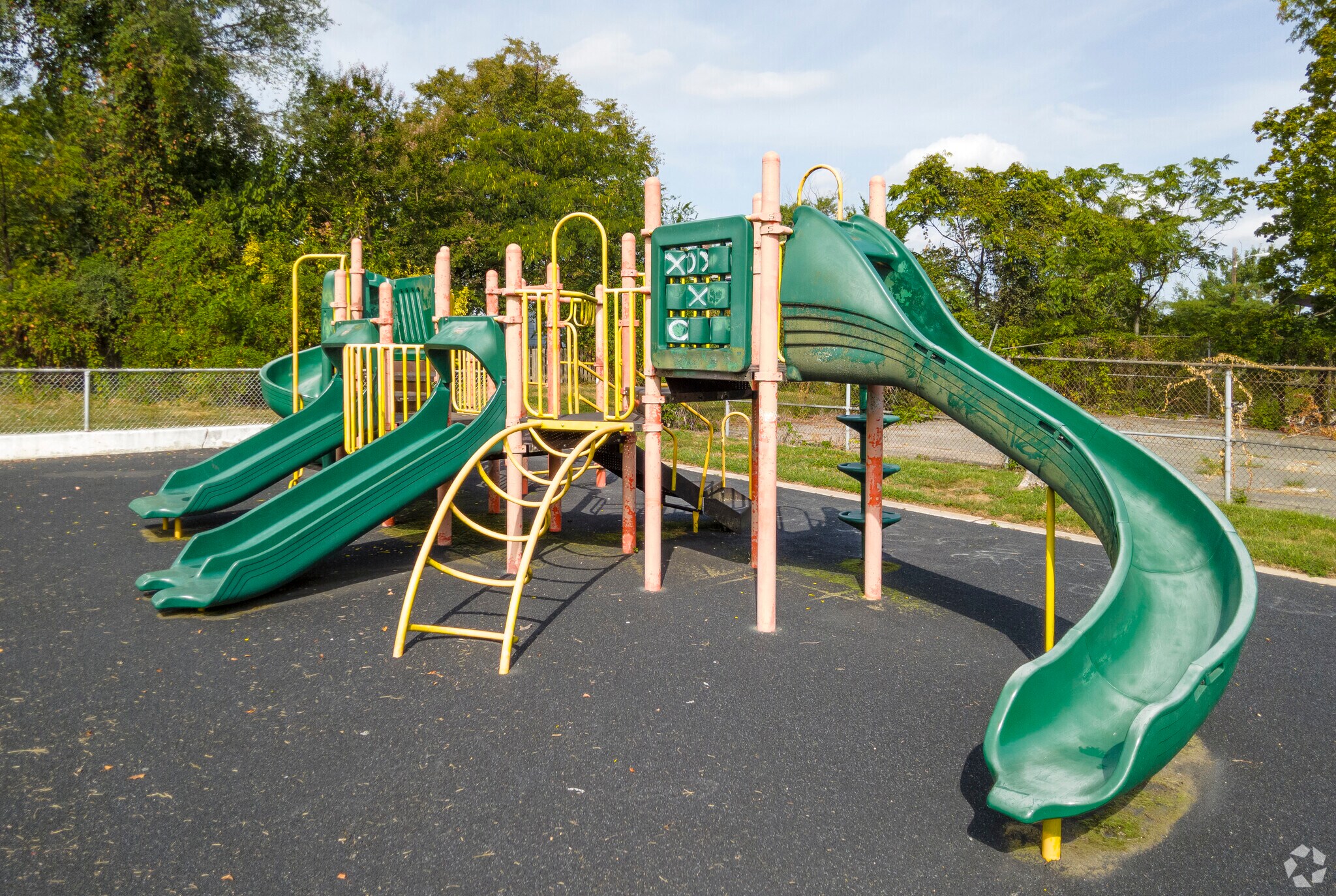 Orangeville parents love having a neighborhood playground in their backyard.