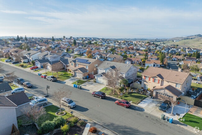 Northgate's streets terrace the hills above Vallejo.