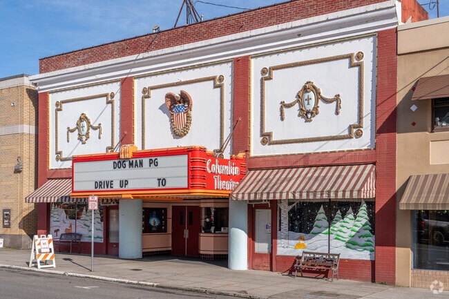 The Columbia Theatre was constructed in 1928, and parts of the cult-favorite “Twilight” saga and the 1998 “Halloweentown” movie were filmed in Saint Helens