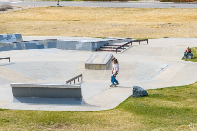 Practice your skateboarding skills at Trail Winds Park and Open Space in Thornton.