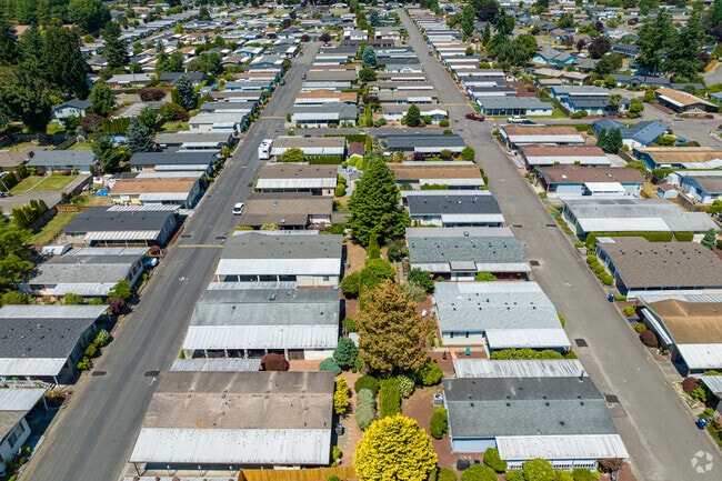 Rows of homes stretch into the distance in North Auburn.