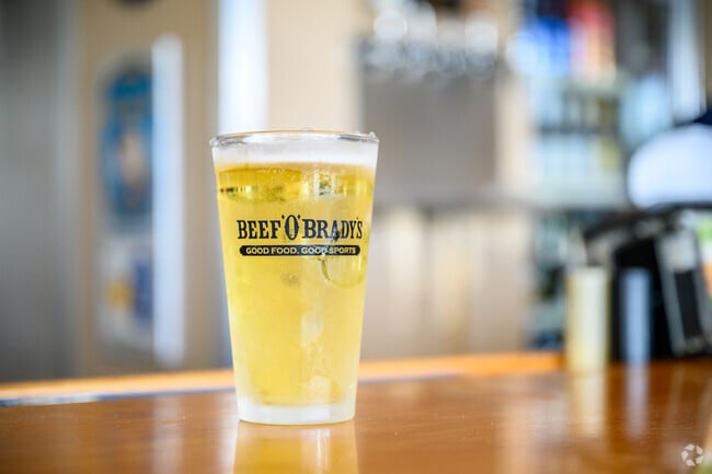Canterbury residents might try a cold beer at Beef O’Brady’s when in town.