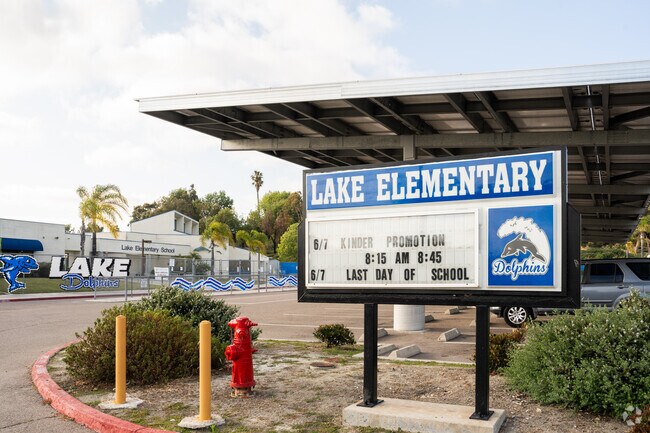 Lake Elementary School in Vista is known for top notch education.