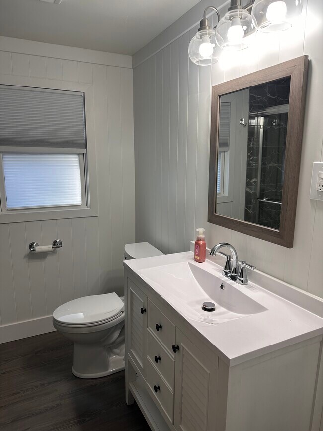 Completely new bathroom