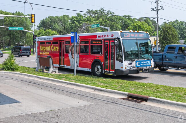 The Metro Transit bus system connects Monroe residents to Minneapolis.