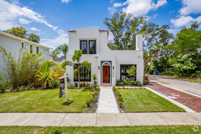 Euclid Heights neighborhood has many renovated homes but they keep the historic architecture.
