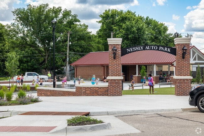 Mulvane residents can cool off at the Nessley Auto Park splash pad.