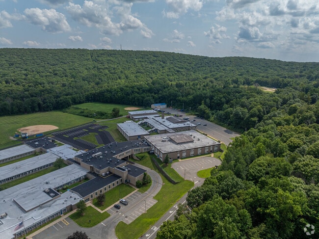 Jefferson Township Middle School is located in a quiet secluded location.