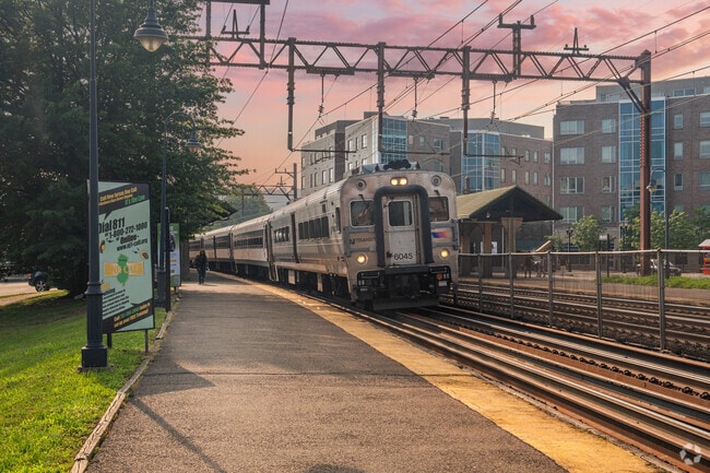 Take the train to Hoboken from the Orange Train Station.