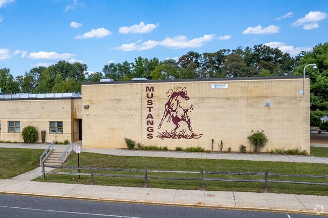 Marlton Middle School recieves a B+ rating from niche.