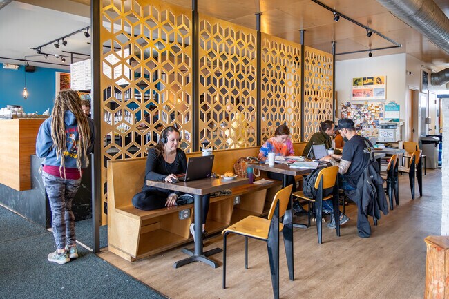 The Bardo Coffee House in East Wheat Ridge is a popular breakfast spot that stays open late.