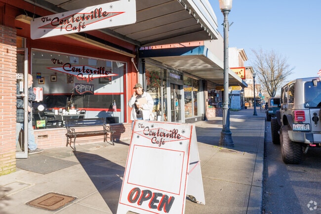The Centerville Cafe in Downtown Centralia is a popular breakfast spot for locals.