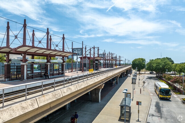 The Arapaho DART Transit station connects Richardson Heights with DFW for work or personal.