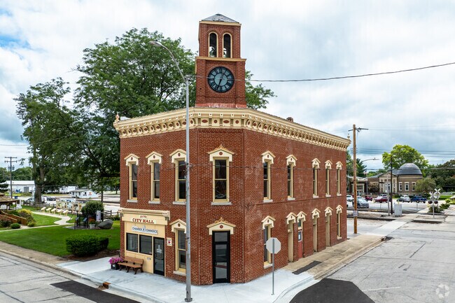 Fairbury City Hall was constructed in 1892 and added to the National Register of Historic Places in 1996.