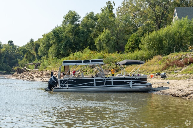 Use the boat ramp in Old Town Saint Charles to access the Missouri River and fish the banks.