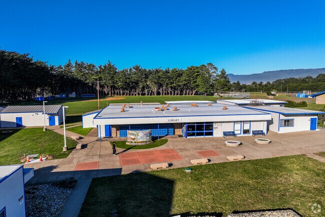 Point Arena High School offers safe grounds for residents in Point Arena.