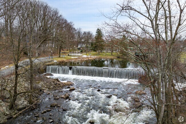 A waterfall in Grace Lord Park of Boonton.