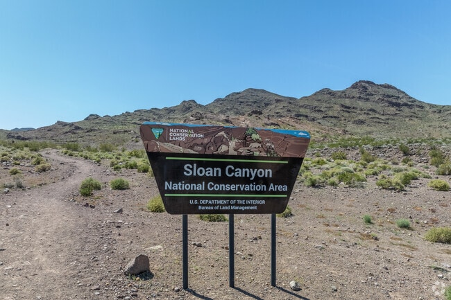 Residents of MacDonald Ranch have easy access to Sloan Canyon and Anthem Trailhead.