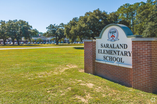 Saraland Elementary School-Entrance Sign