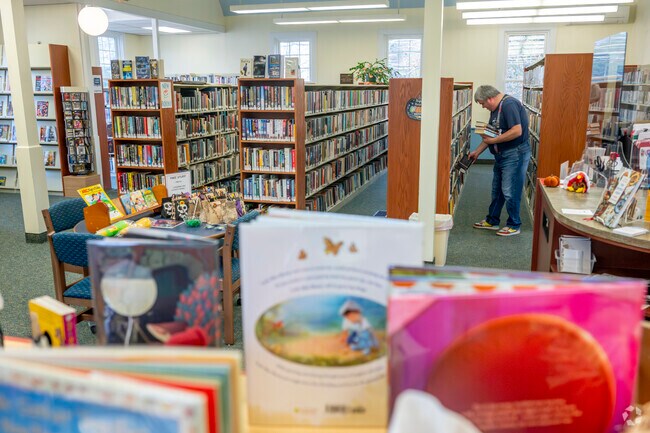 Get lost in a book at the Ashaway Free Library.