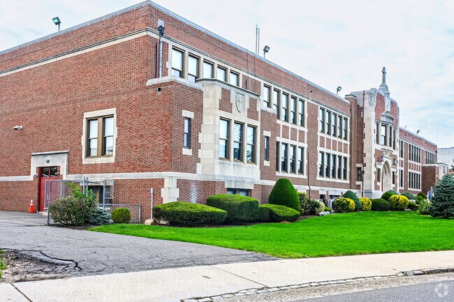 At Notre Dame School, students in grades K-5 participate in the Christmas and Spring Shows.