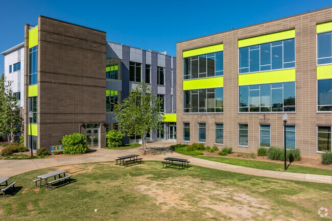 Charlotte Lab School is the center educational hub of the local community.