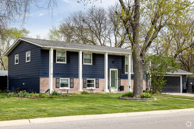 Colonial homes can be found shaded by old trees in Lottaville.