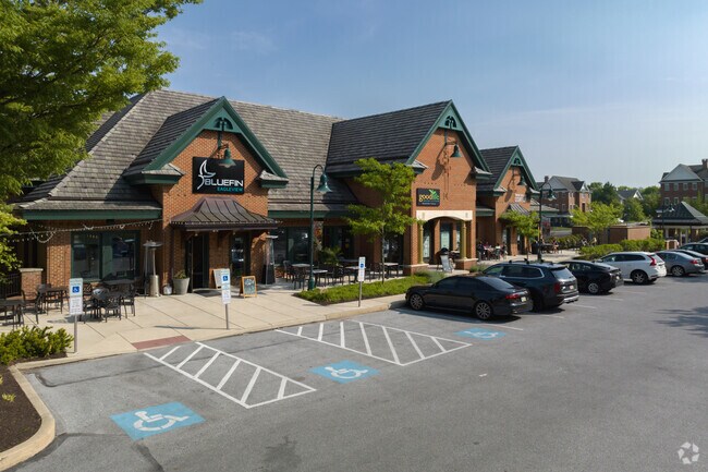 Bluefin anchors this row of shops in Eagleview's town center.