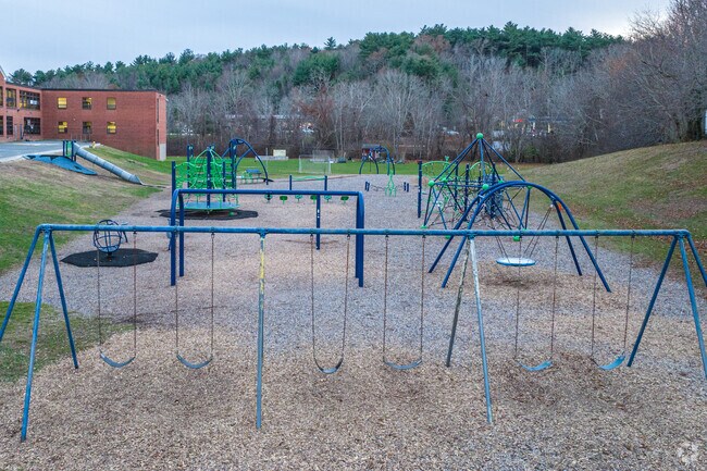 Take the kids to the South River Elementary School in Marshfield to play on the playground.