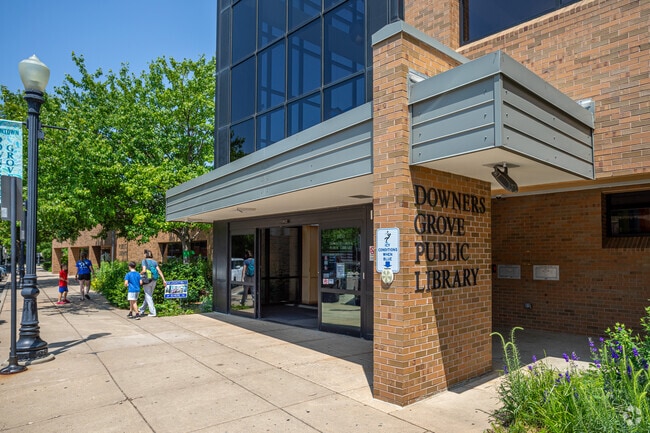 Downers Grove Public Library provides valuable resources to the Downers Grove neighborhood.