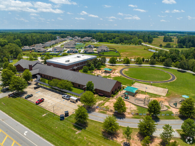 Coweta Charter Academy in has a large campus in outlying Coweta County