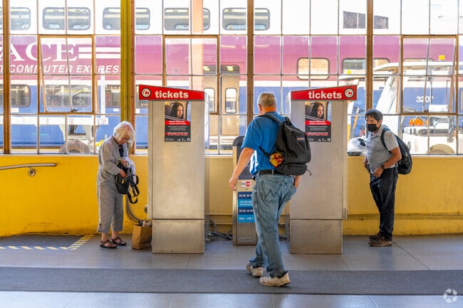 Diridon Station offers convenient access to Amtrak and Caltrain.