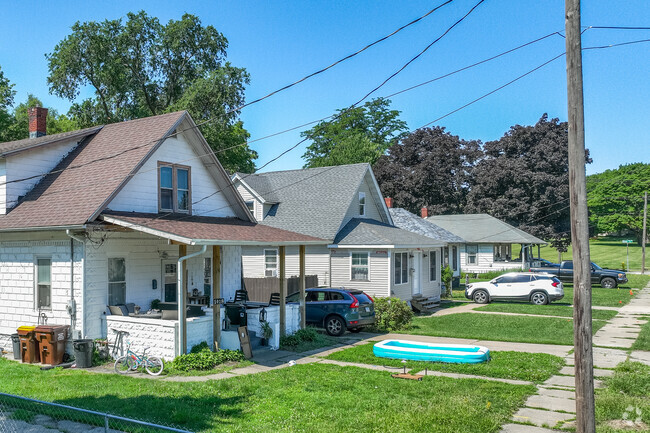 Many older homes show off their charm within the Swiftt neighborhood.