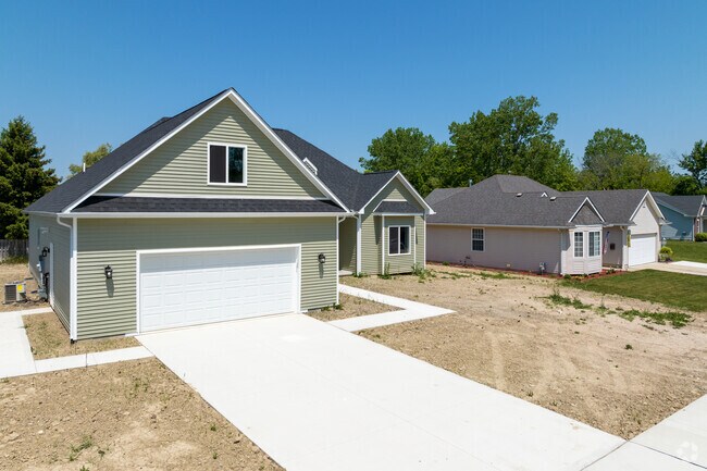 Plenty of housing options in Rockwood, including new construction like this modern neighborhood.